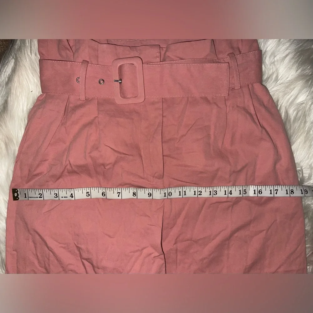 NWOT ZARA HIGH WAIST TROUSERS CULOTTES WITH BELT - Picture 14 of 16